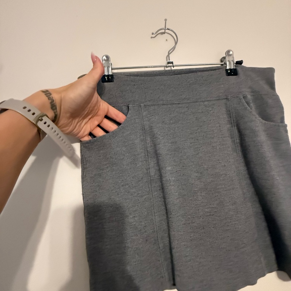 Calvin Klein Vintage Charcoal Mini Skirt w/pockets